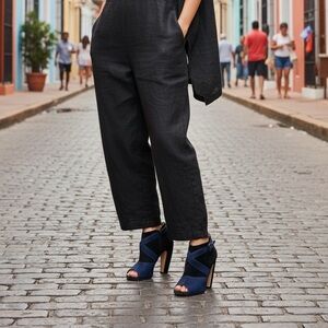 Miu Miu Satin and Suede Ankle Boots